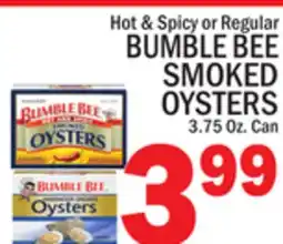 C Town BUMBLE BEE SMOKED OYSTERS offer