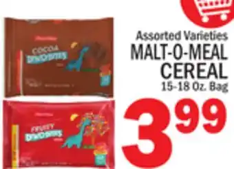C Town MALT-O-MEAL CEREAL offer