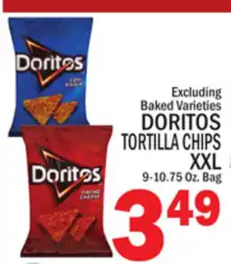 C Town DORITOS TORTILLA CHIPS XXL offer