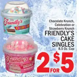C Town FRIENDLY'S CAKE SINGLES offer