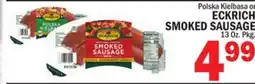 C Town ECKRICH SMOKED SAUSAGE offer