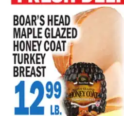 C Town BOAR'S HEAD MAPLE GLAZED HONEY COAT TURKEY offer
