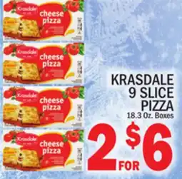 C Town KRASDALE 9 SLICE PIZZA offer
