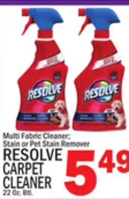 C Town RESOLVE CARPET CLEANER offer