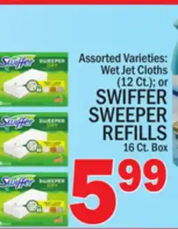 C Town SWIFFER SWEEPER REFILLS 16 Ct. Box offer