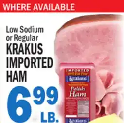 C Town KRAKUS IMPORTED HAM offer