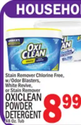 C Town OXICLEAN POWDER DETERGENT offer