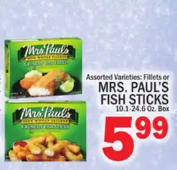 C Town MRS. PAUL'S FISH STICKS offer