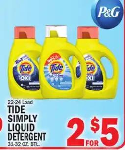 C Town TIDE SIMPLY LIQUID DETERGENT offer