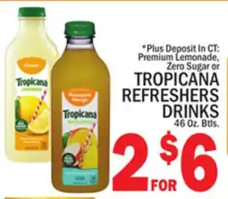 C Town TROPICANA REFRESHERS DRINKS offer