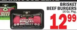 Bravo Supermarkets STEAKHOUSE ELITE BRISKET BEEF BURGERS offer
