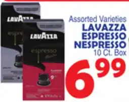 Bravo Supermarkets LAVAZZA ESPRESSO NESPRESSO offer