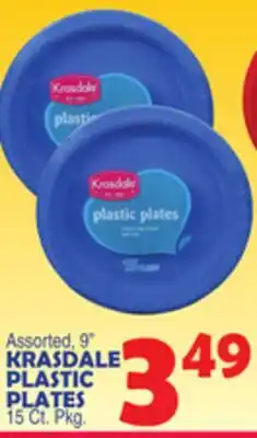 Bravo Supermarkets KRASDALE PLASTIC PLATES offer
