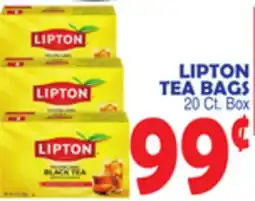 Bravo Supermarkets LIPTON TEA BAGS offer