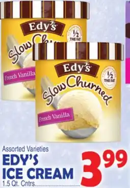 Bravo Supermarkets EDY'S ICE CREAM offer