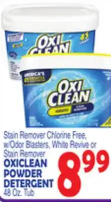 Bravo Supermarkets OXICLEAN POWDER DETERGENT offer