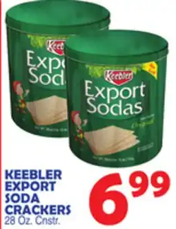 Bravo Supermarkets KEEBLER EXPORT SODA CRACKERS offer