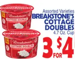 Bravo Supermarkets BREAKSTONE'S COTTAGE DOUBLES offer
