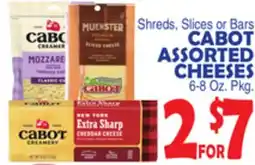 Bravo Supermarkets CABOT ASSORTED CHEESES offer
