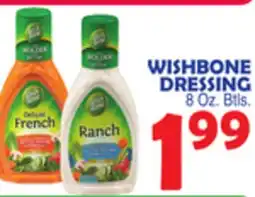 Bravo Supermarkets WISHBONE DRESSING offer