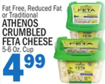 Bravo Supermarkets ATHENOS CRUMBLED FETA CHEESE offer