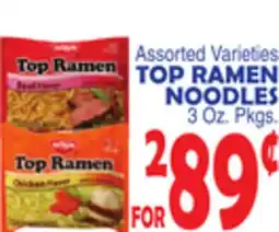Bravo Supermarkets TOP RAMEN NOODLES offer