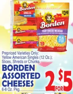 Bravo Supermarkets BORDEN ASSORTED CHEESES offer