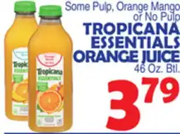 Bravo Supermarkets TROPICANA ESSENTIALS ORANGE JUICE offer