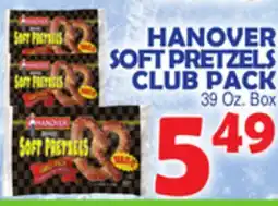 Bravo Supermarkets HANOVER SOFT PRETZELS CLUB PACK offer