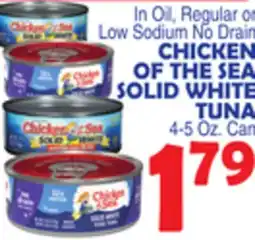 Bravo Supermarkets CHICKEN OF THE SEA SOLID WHITE TUNA offer
