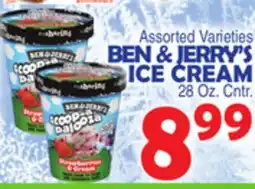 Bravo Supermarkets BEN & JERRY'S ICE CREAM offer