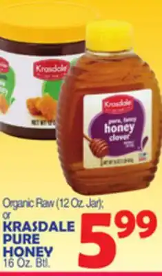 Bravo Supermarkets KRASDALE PURE HONEY offer