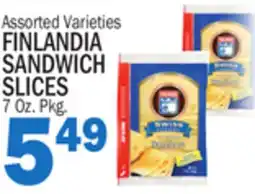 Bravo Supermarkets FINLANDIA SANDWICH SLICES offer