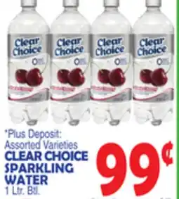 Bravo Supermarkets CLEAR CHOICE SPARKLING WATER offer