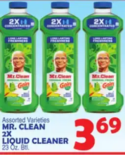 Bravo Supermarkets MR. CLEAN 2X LIQUID CLEANER offer