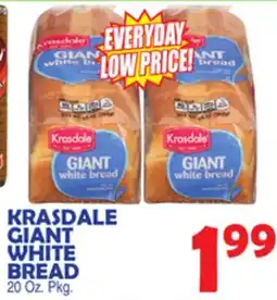 Bravo Supermarkets KRASDALE GIANT WHITE BREAD offer