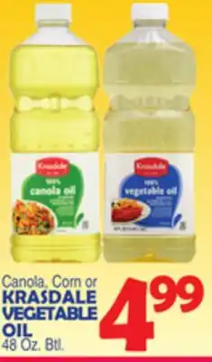 Bravo Supermarkets KRASDALE VEGETABLE OIL offer