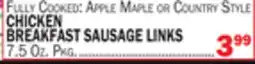 Bravo Supermarkets CHICKEN BREAKFAST SAUSAGE LINKS offer