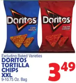 Bravo Supermarkets DORITOS TORTILLA CHIPS XXL offer