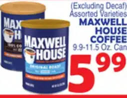 Bravo Supermarkets MAXWELL HOUSE COFFEE offer