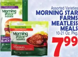 Bravo Supermarkets MORNING STAR FARMS MEATLESS MEALS offer