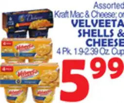 Bravo Supermarkets VELVEETA SHELLS & CHEESE offer