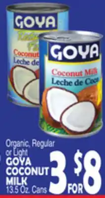 Bravo Supermarkets GOYA COCONUT MILK offer
