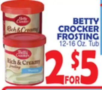 Bravo Supermarkets BETTY CROCKER FROSTING offer