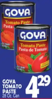 Bravo Supermarkets GOYA TOMATO PASTE offer