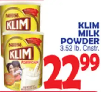 Bravo Supermarkets KLIM MILK POWDER offer