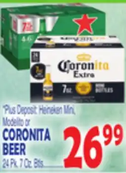 Bravo Supermarkets CORONITA BEER offer
