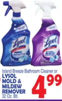 Bravo Supermarkets LYSOL MOLD & MILDEW REMOVER offer