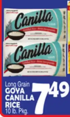 Bravo Supermarkets GOYA CANILLA RICE offer