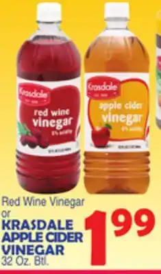 Bravo Supermarkets KRASDALE APPLE CIDER VINEGAR offer